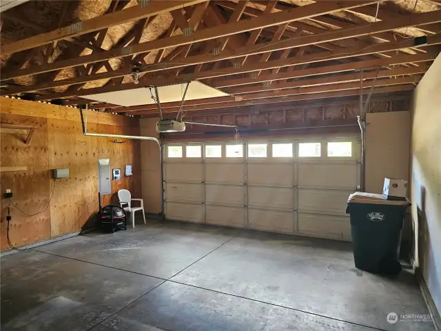 Oversized Garage.