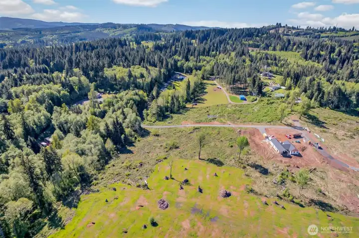 Aerial View looking South