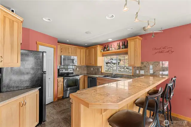 Main Floor living & kitchen