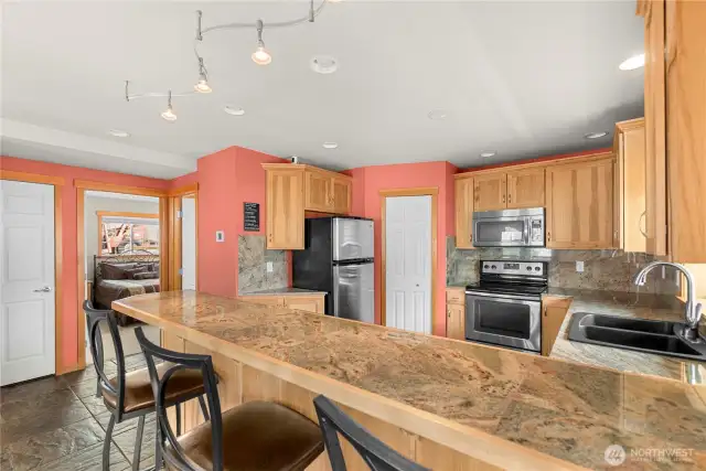 Main Floor living & kitchen