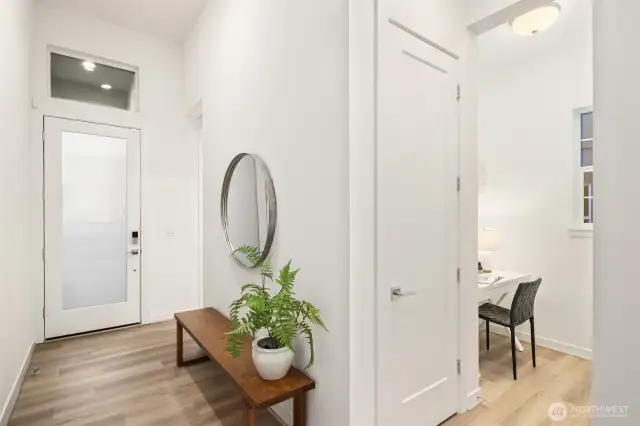 Beautiful entry with soaring ceilings.  Photos are for illustrative purposes
