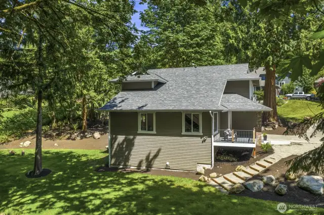 New roof, fresh exterior paint, updated exterior lighting, and refreshed landscaping—all enhancing the home’s curb appeal and charm.