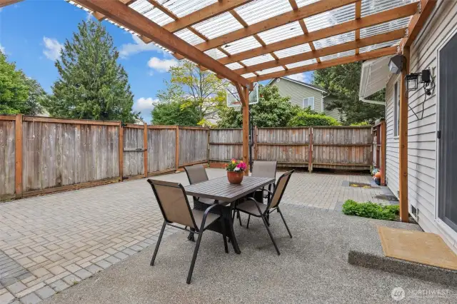 Don't miss the gate to the neighborhood park directly through the backyard fence.