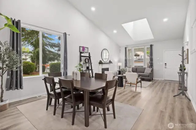 View from Dining Room to Formal living space.