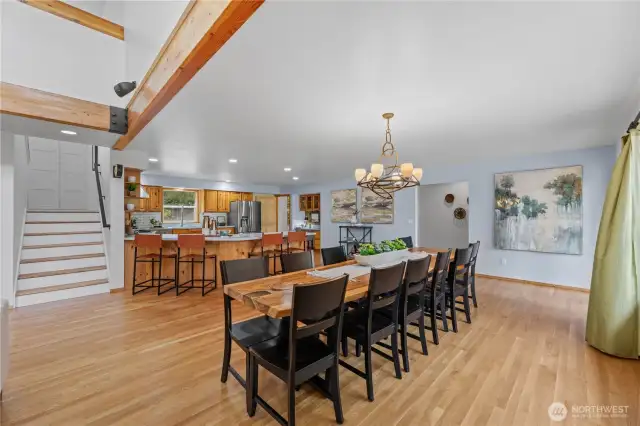 Dining table seats 12! (Included with sale)
