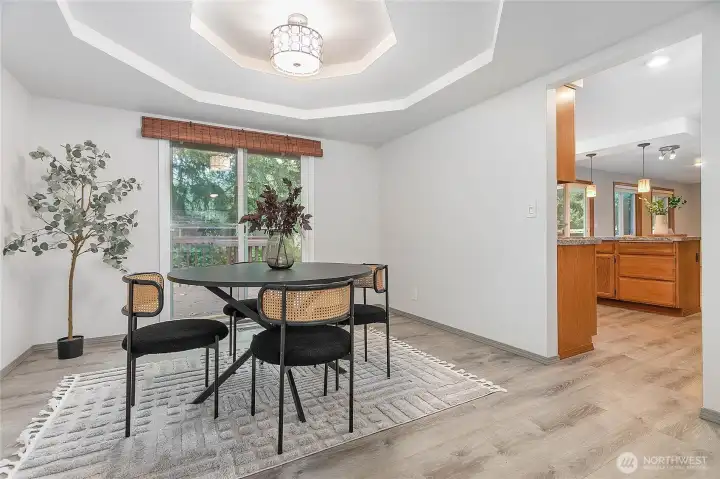 Simple floor plan makes this home welcoming and a breeze to navigate
