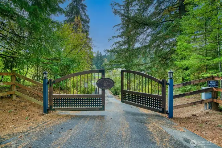 Rare gated acreage