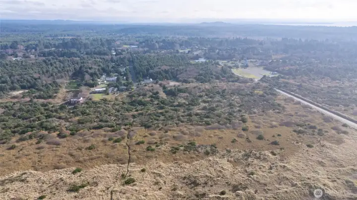 AERIAL VIEW OF THE AREA!