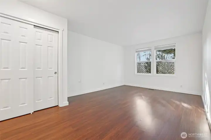 Primary Bedroom with dual closets
