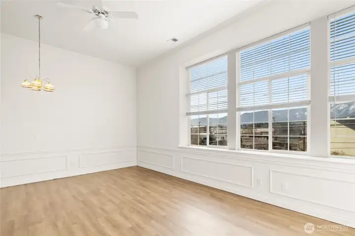 Living room looking towards the dining area.
