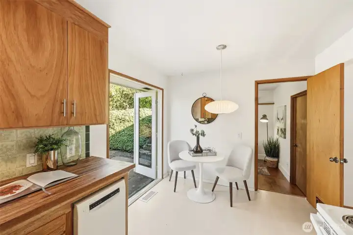 Door on the right leads to a bonus living space created by the owner/seller.