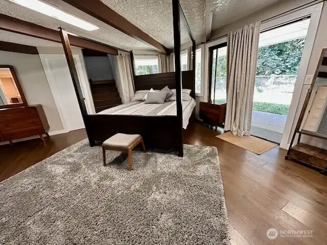 Lower level great room or bedroom