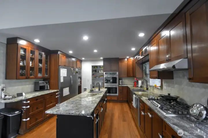 Chef's dream kitchen with so much counter space