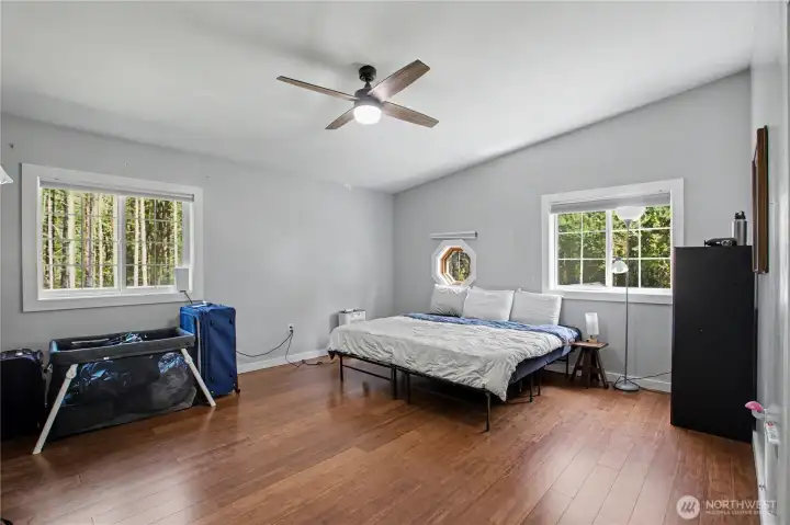 Second primary bedroom on upper level