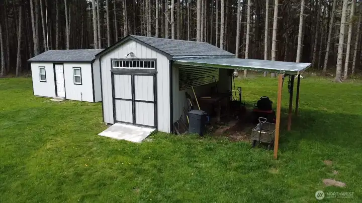 Office and shed