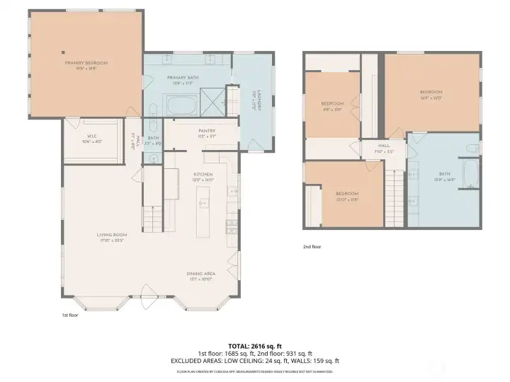 Floor plan with dimensions.