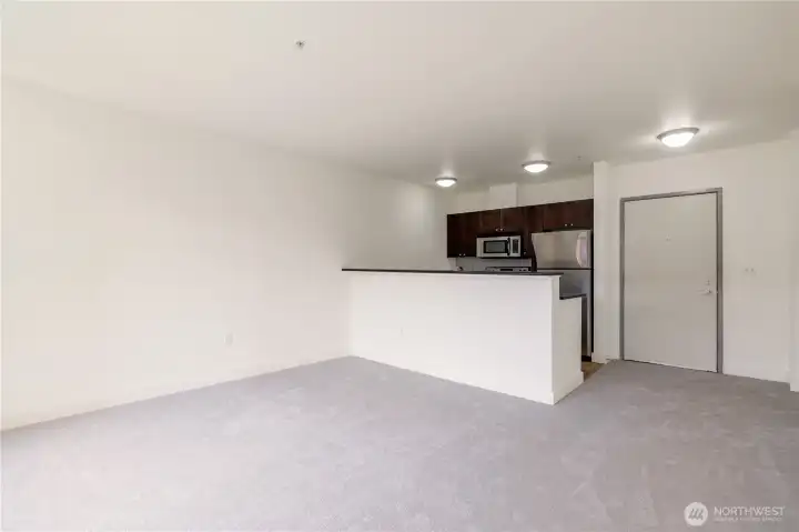 Kitchen with eating area