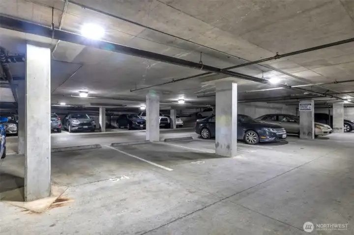 One designated parking slot