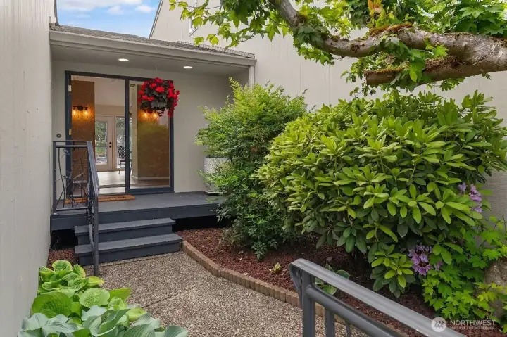 Lush Landscape at the entry