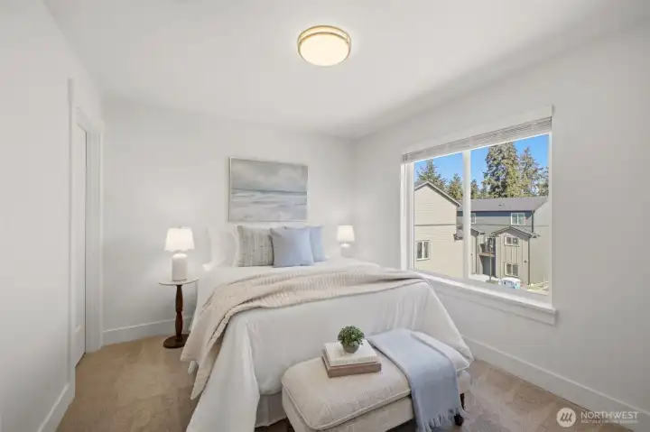 Bedroom 2 (3rd floor – Model Home)