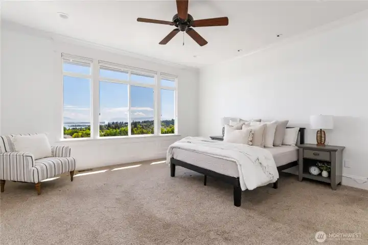 Luxury Primary suite with views on the main floor