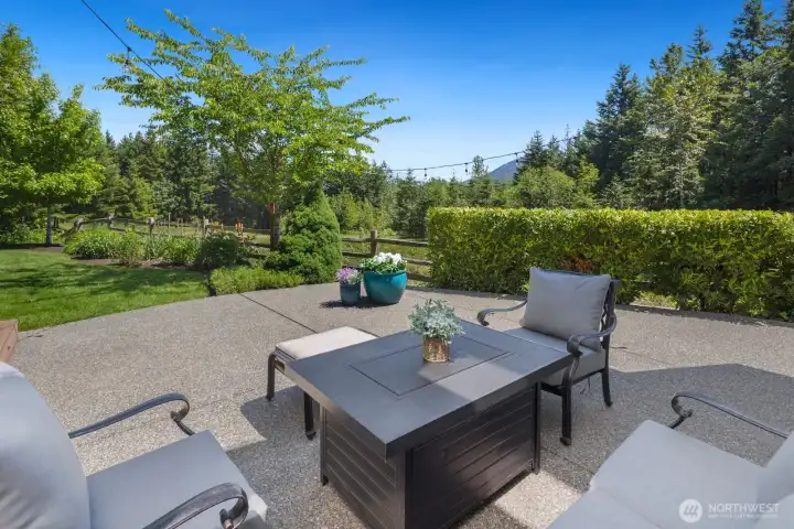 Enjoy the patio or deck...