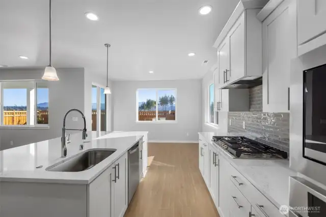 Photos of completed home on a different lot (Same Floor Plan)