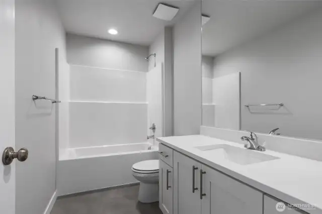Photos of completed home on a different lot (Same Floor Plan)
