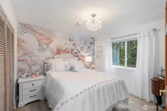 1 of 2 bedrooms on the main.