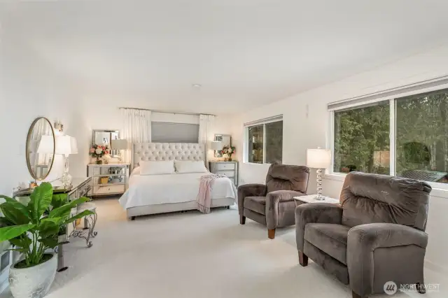 Huge primary suite upstairs