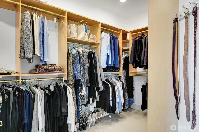 Large walk-in closet!