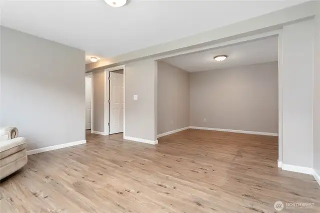 Downstairs family room