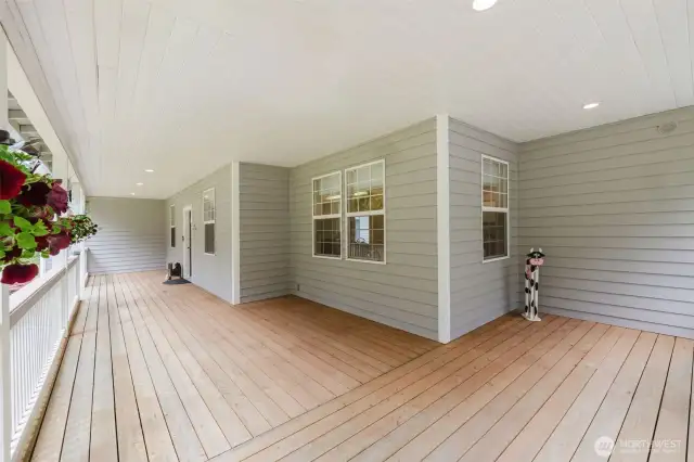 Imagine watching storms or snow falling from this spot!