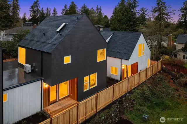 Distinctive Northwest Modern residences built by local boutique builder; Confluence Development, sited in the highly desirable neighborhood of Maple Leaf.