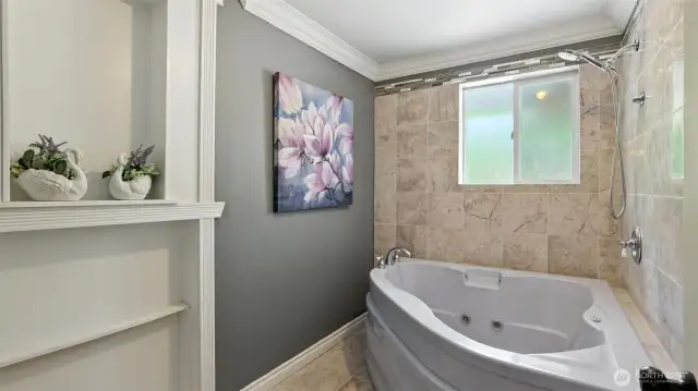 Soaking tub.