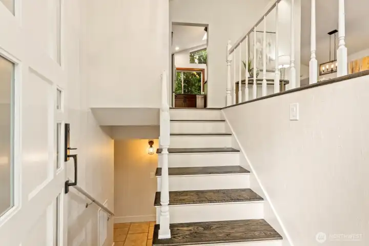Don't miss the hardwoods throughout the upper level, including the stairs.