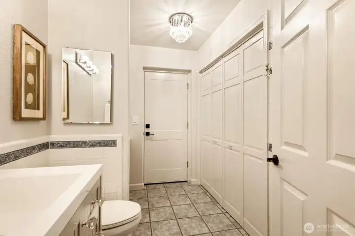 Oh, and there's a 3/4 bath downstairs, too!