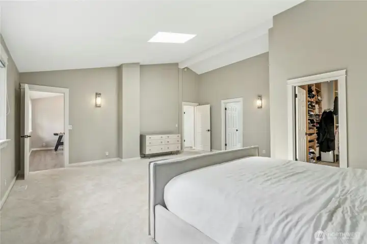 Owner Suite with huge walk-in closet and incredible attached bathroom