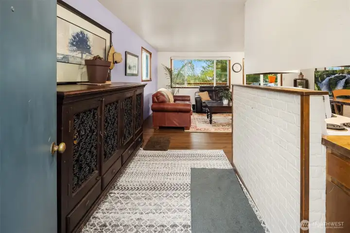 New double-pane windows and slider throughout the house.