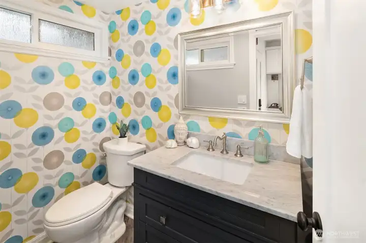 Main floor powder room.