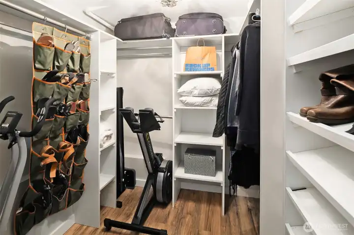 Spacious storage or potential non-conforming 4th bedroom.