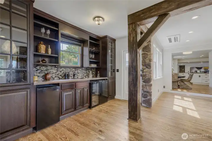 A home with true character, open and filled with daylight.