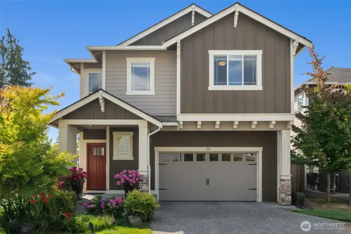 Expect to be impressed with this better-than-new Bothell home with custom finishes and expanded view deck.