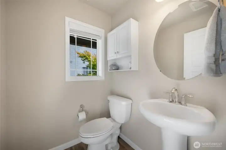 Main floor powder room