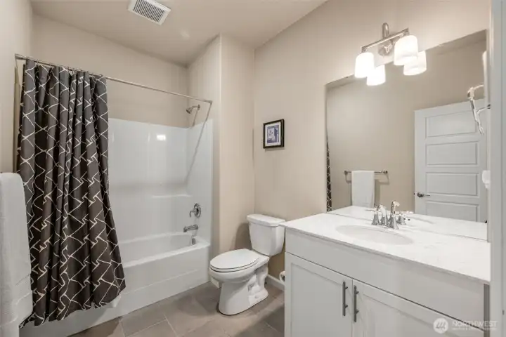 Lower level full bathroom