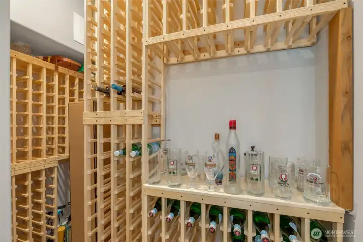 Lower level wine storage or customize to your use.