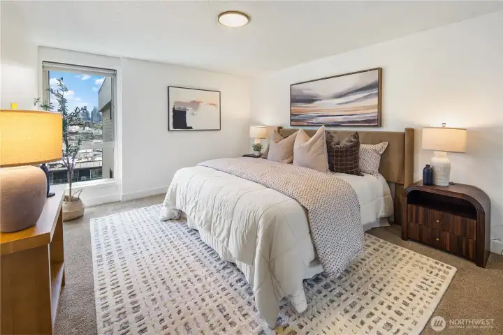 Extra large bedroom with additional views Extra large bedroom with additional views