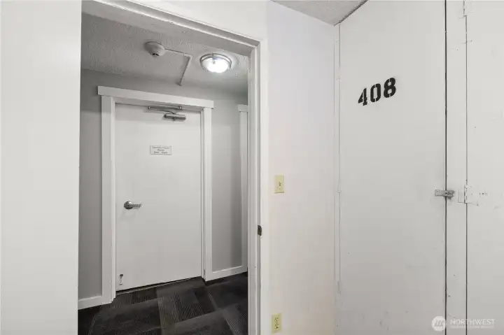 Storage unit right down the hall Storage unit right down the hall