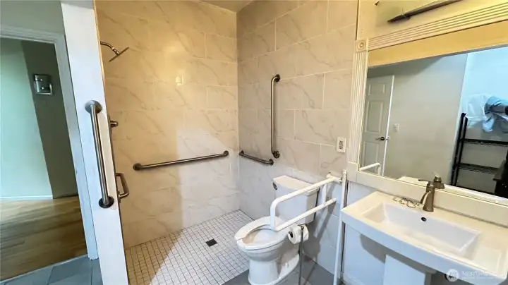 ANOTHER VIEW OF THE FIRST FLOOR BATHROOM