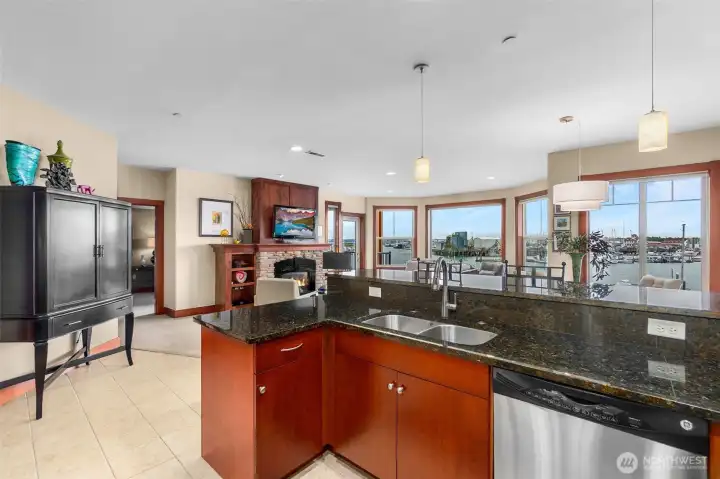 Kitchen with a view